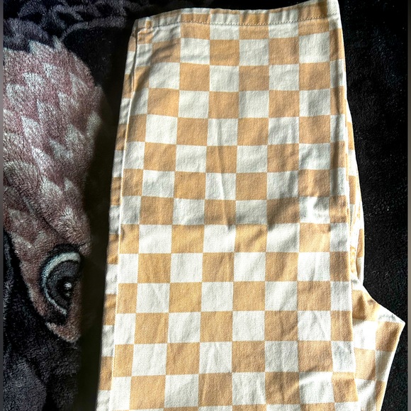 Checkered Ragged Jeans - Picture 3 of 5